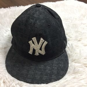Mlb Ny Yankees Black Bling New Era Hat 